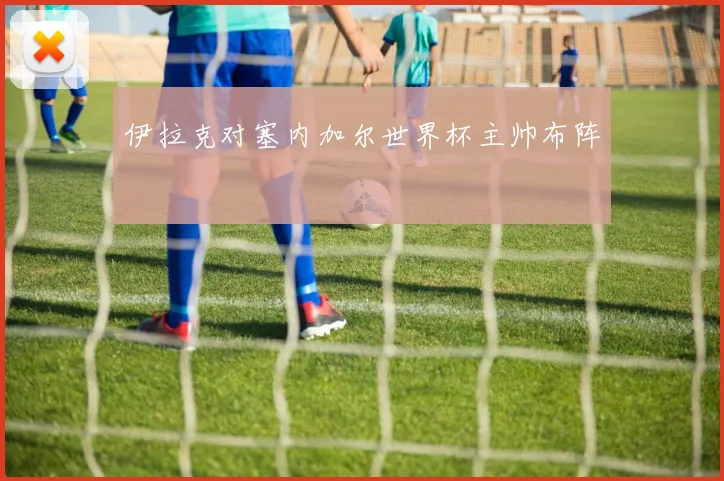 伊拉克对塞内加尔世界杯主帅布阵