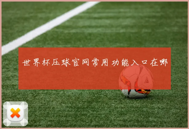 世界杯压球官网常用功能入口在哪